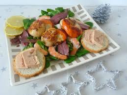 Assiette Terre Mer Caneylle Gourmandises Recettes De Cuisine Idee Recette Salade Assiette Terre Et Mer