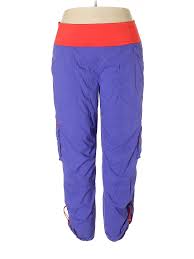 details about zumba wear women purple cargo pants xxl