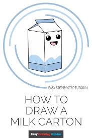 How To Draw A Milk Carton Really Easy Drawing Tutorial Drawing Tutorial Easy Easy Drawings Easy Drawing Steps
