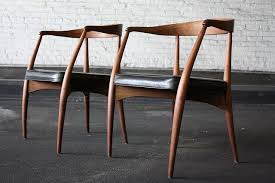 Poetic Solid Walnut Dining Chairs By Lawrence Peabody For Richardson Nemschoff 1960 S Walnut Dining Chairs Solid Walnut Dining Chair Dining Chairs