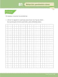Libros desafíos matemáticos tercer grado alumno y docente en pdf gratuito, elaborado por la subsecretaría de educación básica de méxico. Relacion Perimetro Area Bloque Iv Leccion 81 Apoyo Primaria