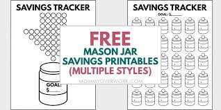 Maybe you would like to learn more about one of these? Mason Jar Money Challenge Free Savings Tracker Printable
