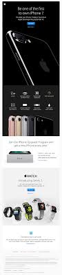 Iphone 7 And Apple Watch Series 2 Pre Order Now Really Good Emails Https Timetoge Email Template Design Email Design Inspiration Email Marketing Template