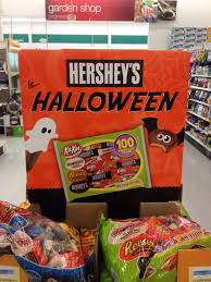 Hershey Halloween Display At Kmart Candy Halloween Kit Halloween Shopping Halloween Displays