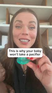 This could be why!!! If I had a dollar for every time I have gotten a baby  to take a pacifier just by pointing it towards the roof of their mouth and