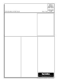 Twinkl's ks2 newspaper report prompts and worksheets are extremely useful tools to get even the most reluctant of writers into the swing of. Editable Newspaper Templates Sb6536 Sparklebox