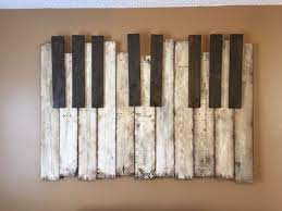 Diy Wooden Pallet Piano Wall Art Pallet Wall Art Wall Art Diy Easy Diy Pallet Wall