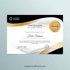 Certificate Template In Golden Color Certificate Design Template Certificate Layout Certificate Templates