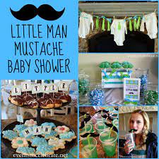 Pin By Jennifer Mendez On Mustache Theme Mustache Baby Shower Boy Shower Themes Boy Baby Shower Themes