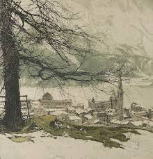 B Sides Luigi Kasimir Austrian 1881 1962 New York Fog Landscape Paintings Art Painting Art