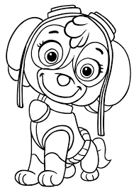 Skye Paw Patrol Coloring Page Youngandtae Com Paw Patrol Coloring Paw Patrol Coloring Pages Skye Paw Patrol