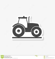 Élément clé de la ferme, le tracteur a depuis longtemps remplacé les chevaux pour tous les. Autocollant De Tracteur Tracteur De Pictogramme Icone Simple Illustration Stock Illustration Du Ligne Dessin 114236053
