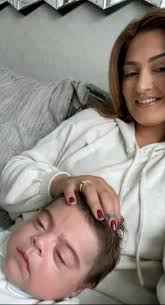 Newborn baby shocks family with incredible thick hair due to rare condition