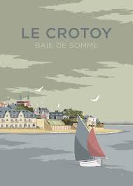 Le Crotoy Affiches De Voyage Retro Affiche De Voyage Affiches De Voyage