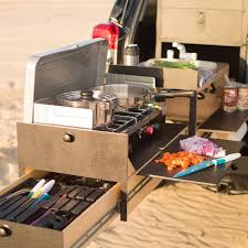 Advanture Kitchen Set Up Scout Overland Camping Vehicle Kitchen Scout Equipment Co Amenagement Camping Car Fourgon Camping Car Fourgon Amenage Camping Car
