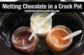 Melting Chocolate In A Crock Pot Melting Chocolate Crock Pot Cooking Recipes