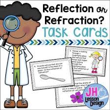 How much a wave is refracted is determined by the change in wave speed and the initial direction of wave propagation relative to the direction of change in speed. Light Reflection And Refraction Task Cards In 2021 Light Reflection And Refraction Task Cards Reflection And Refraction