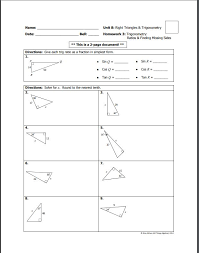 All things algebra answer key is not the form you're looking for?search for another form here. Solved Name Unit 8 Right Triangles Trigonometry Date Chegg Com