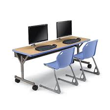Flex Stations 24 Deep Computer Lab Computer Furniture Furniture