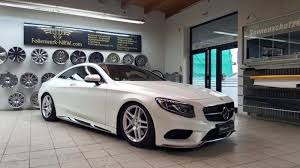 * vehicle model and year: Elegant Coupe Folienwerk Nrw Mercedes C217 In Matt White