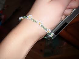 Daisy chains are a classic and can be passed on generation to generation. Cute Daisy Chain Bracelet How To Bead A Woven Bead Bracelet Beadwork On Cut Out Keep