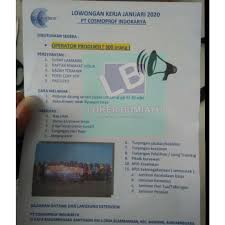 Maybe you would like to learn more about one of these? Lowongan Kerja Pt Cosmoprof Indokarya Banjarnegara Januari 2020