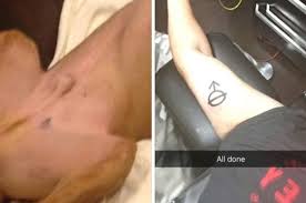 Pet thieves are less likely to steal tattooed pets because many regions impose fines or jail time for theft of tattooed pets The Guy Who Got Matching Neuter Tattoos With His Dog Wants You To Know He Did It On Purpose