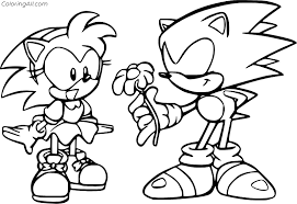 As a teacher, you certainly need a good media to teach your students attractively. Sonic Giving Amy A Flower Coloring Page Coloringall