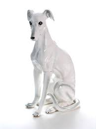 Maybe you would like to learn more about one of these? Collectables Whippet Figurine Hand Painted Collectible Statue Gray White Whippet Utit Vn