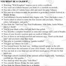 You Might Be Cajun If This Is Cute Being A Texas Cajun I Don T Identify With All These But The Don T Eat The Dead Ones Co Cajun Louisiana Cajun French