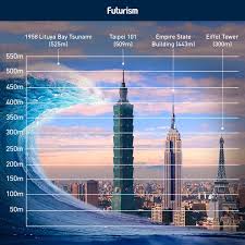 The tsunami was triggered by an 8.3 magnitude earthquake, triggering a tsunami 500 meters high. Futurism On Twitter In 1958 A Megatsunami Destroyed Vegetation 525 Meters 1 722 Feet Above Alaska S Lituya Bay