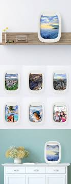 Plane Window Frame Travel Room Travel Themed Room Airplane Decor