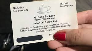 Modern template chic gold monogram trendy luxury square business card. Humour 10 Super Creative And Witty Business Cards The Times Of India