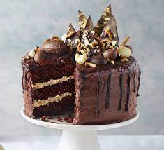 Mary berry's chocolate cake is topped and sandwiched together with a delicious, creamy chocolate icing made from fresh double cream and plain chocolate melted together to form a ganache. Layer Cake Recipes Bbc Good Food
