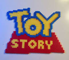 Perler Bead Toy Story Logo Perler Bead Disney Perler Bead Art Easy Perler Bead Patterns