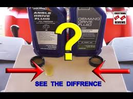 Difference In Demand Drive Fluid And Angle Drive Fluid