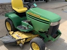 To decide which model best suits your needs, take a closer look at and for more than a hectare, you will be looking for a ride on mower with the largest possible cutting width and at least a 24 horsepower engine. John Deere 345 Lawn And Garden For Sale Machinery Pete