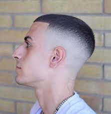 Men prefer the sleek, sharp yet blended edges that come with this stylish look. Hairstyle Trends 30 Trendy Bald Fade Haircuts For Men Right Now Photos Collection High And Tight Haircut Mens Haircuts Fade Military Haircut