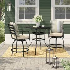 Mix & match your table & chairs at package prices from our huge outdoor furniture selection. Bar Height Patio Sets Wayfair