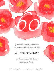 Maybe you would like to learn more about one of these? 60 Blumen Zum 60 60 Geburtstag