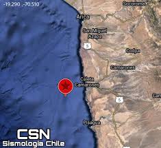 Informacion de los ultimos sismos de chile, utilizando la informacion de sismologia.cl. Photo