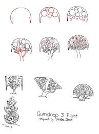 Gumdrop 3 Plant Fun And Easy Landscape Step Out Funandeasylandscape Step Out Drawingtutorial Zentangle Patterns Landscape Steps Umbrella Drawing