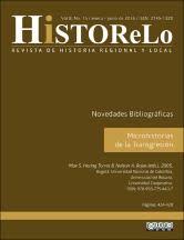 Listar HiSTOReLo. Revista de Historia Regional y Local por título