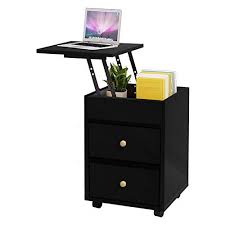Add a lot of storage space to your room with these plans to build a diy nightstand with 3 drawers. Buy Jerry Maggie Jet Black Classic Nightstand With Top Adjustable Shelf 3 Tier Multi Function Storage Closet Organization Night Stand Shelf Drawer Cabinet Home Decor Bedroom Standing