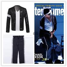Michael jackson costume, child's bad black buckle jacket costume. Michael Jackson Cosplay Costume Billie Jean Suits Sequin Kids Adults Mj Jacket Pants Show Black Color