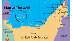 Qatar airways airlines flights from dubai intl. The Map Of The Uae By Mariam Khalid
