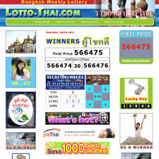 Lotto Thai Com At Wi Bangkok Weekly Lottery Results