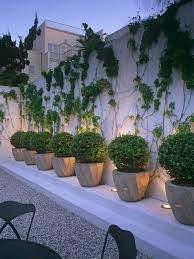 love this planter wall design planters greenwall outdoorspaces beaux jardins petits jardins jardin minimaliste