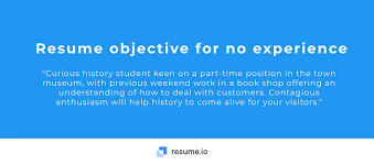 Get your career objective statement right with the help of our samples a resume objective (or objective statement) is a brief paragraph stating your professional goals and skills. Resume Objectives 15 Examples Resume Io
