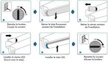 Comment brancher un néon LED dans une installation existante ...